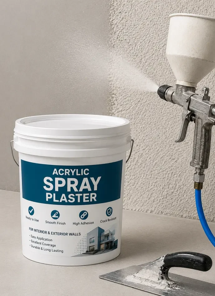 acrylic spray plastrers